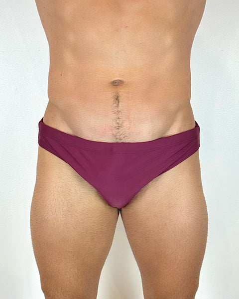 Classic Swim Brief (Merlot)