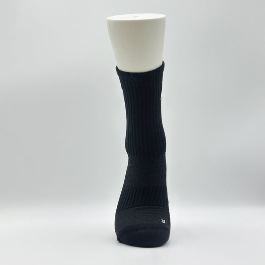 (Black) Unisex Athletic Grip Sock