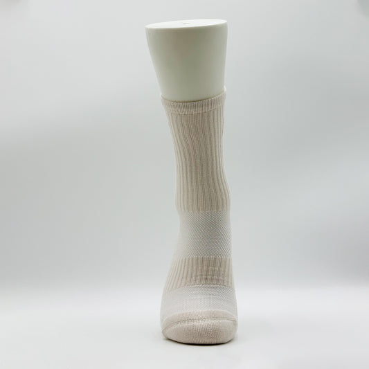 (Tan) - Unisex Athletic Grip Socks