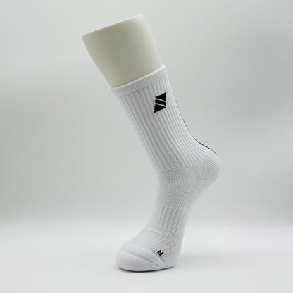 (White) - Unisex Athletic Grip Sock